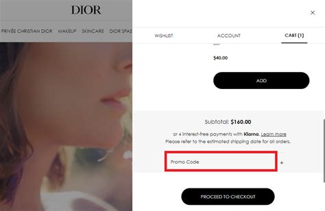 dior blush discount code.